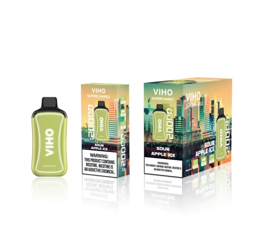 VIHO Supercharge Sour Apple Ice