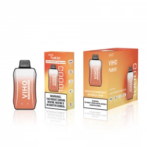 VIHO Turbo Sour Raspberry Bubble Gum